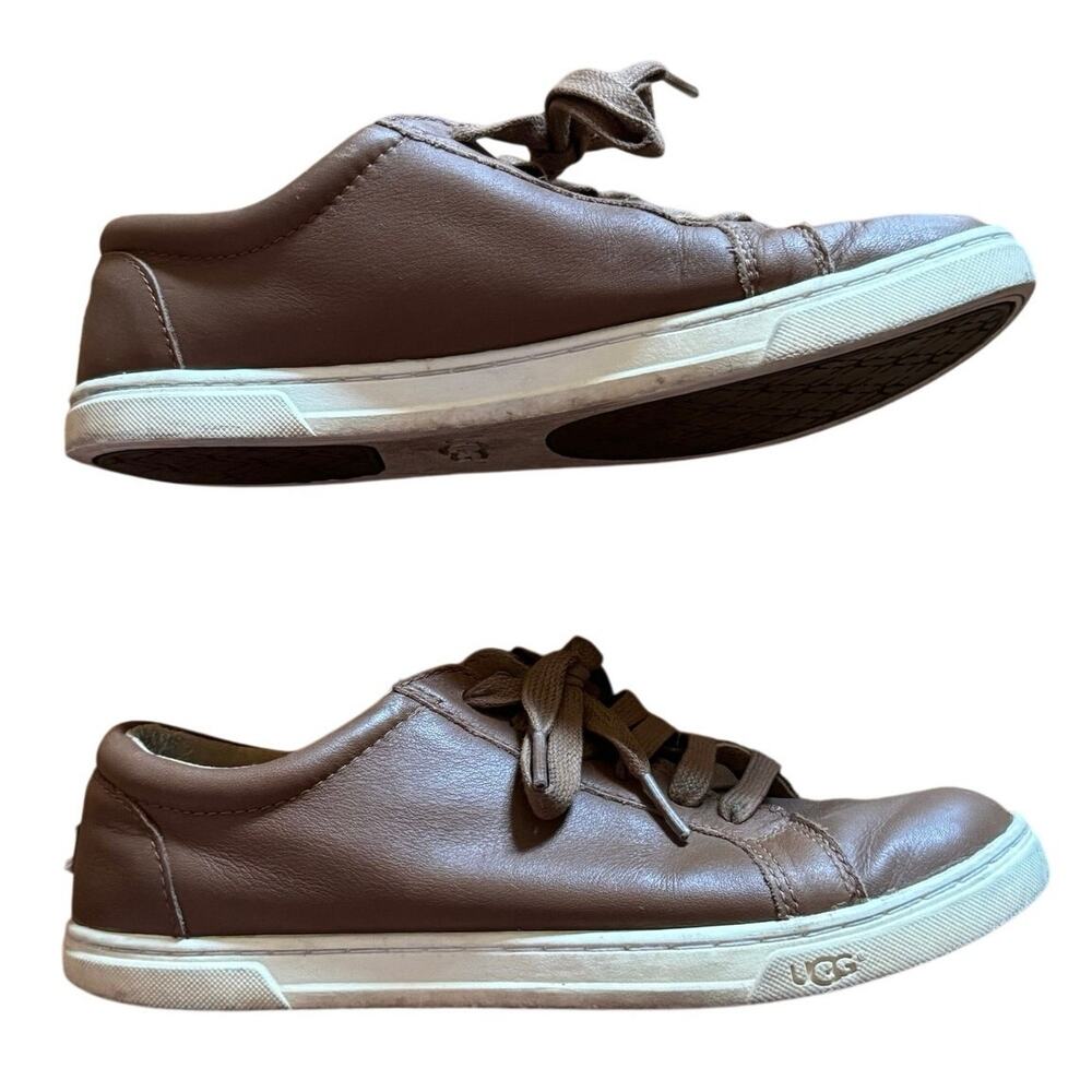 UGG Karine Leather Sneaker Fashion Streetwear Casual - US 7 EU 38